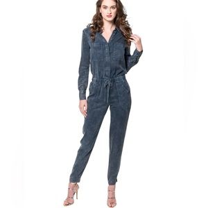 EUC Young Fabulous & Broke “Everest” Flight Suit Jumpsuit in Midnight Acid